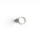 Bague 53 Bague en or blanc 18 carats, émeraude colombienne 1,28 ct et diamants 58 Facettes E39