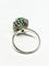 Bague 53 Bague en or blanc 18 carats, émeraude colombienne 1,28 ct et diamants 58 Facettes E39