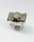Bague 56 Art Déco - Bague en or 14 carats, diamants et rubis 58 Facettes Q384B