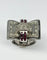 Bague 56 Art Déco - Bague en or 14 carats, diamants et rubis 58 Facettes Q384B