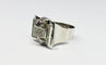 Bague 56 Art Déco - Bague en or 14 carats, diamants et rubis 58 Facettes Q384B