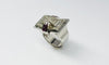 Bague 56 Art Déco - Bague en or 14 carats, diamants et rubis 58 Facettes Q384B