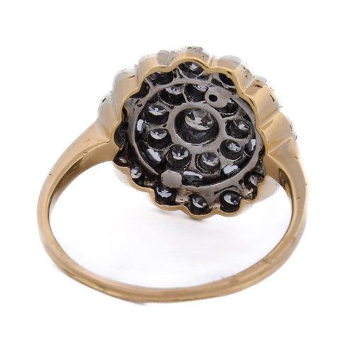 Bague 58 Bague vintage en or 18 ct et diamants 58 Facettes AN645 '(0069)