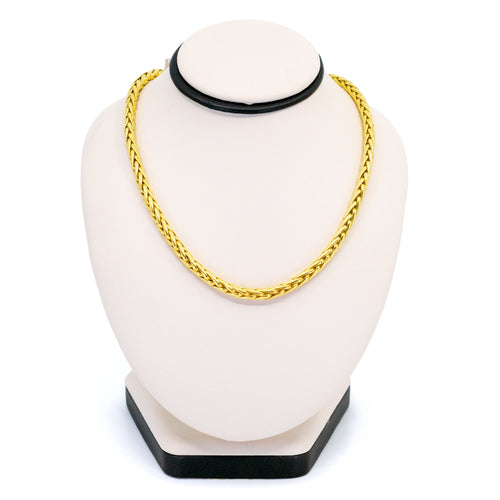 Collier Chaîne Spiga Wheat en or 18k 58 Facettes 8F5827CF739F4C28B639E4769EC310D3