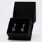 Boucles d'oreilles Boucles d'oreilles en or jaune 14 ct, tanzanites, saphirs et diamants 58 Facettes E012