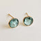Boucles d'oreilles AITCHES Love More - Boucles d'oreilles en or 18K et saphirs verts 58 Facettes GER1041GN