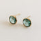 Boucles d'oreilles AITCHES Love More - Boucles d'oreilles en or 18K et saphirs verts 58 Facettes GER1041GN