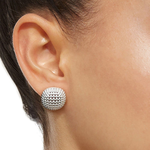 Boucles d'oreilles AITCHES - Jullie Cushion Earrings in 925 Silver 58 Facettes
