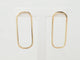 Boucles d'oreilles Boucles d’oreilles rectangulaires allongées en or jaune 58 Facettes 33730
