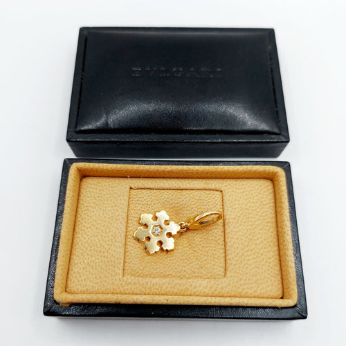 Pendentif Bulgari - Pendentif flocon de neige en or 18k et diamant 58 Facettes A07220