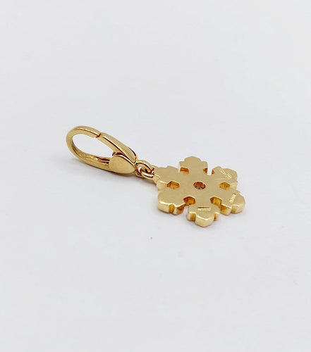 Pendentif Bulgari - Pendentif flocon de neige en or 18k et diamant 58 Facettes A07220