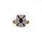 Bague 54 Art Déco - Bague en or jaune, platine, saphirs et diamants 58 Facettes 260136R