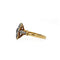 Bague 54 Art Déco - Bague en or jaune, platine, saphirs et diamants 58 Facettes 260136R