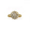 Bague 56 Bague marguerite en or jaune et diamants 58 Facettes 260138R