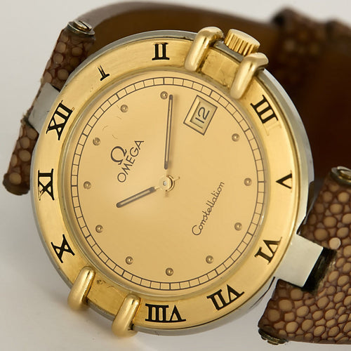 Montre Omega Constellation - Montre en or jaune 18K et acier 58 Facettes A0734