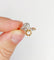 Bague 52.5 Bague toi et moi antique en or rose 18k, diamant et perle 58 Facettes A07225