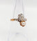 Bague 52.5 Bague toi et moi antique en or rose 18k, diamant et perle 58 Facettes A07225