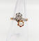 Bague 52.5 Bague toi et moi antique en or rose 18k, diamant et perle 58 Facettes A07225