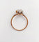 Bague 52.5 Bague toi et moi antique en or rose 18k, diamant et perle 58 Facettes A07225