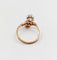 Bague 52.5 Bague toi et moi antique en or rose 18k, diamant et perle 58 Facettes A07225