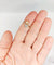 Bague 52.5 Bague toi et moi antique en or rose 18k, diamant et perle 58 Facettes A07225