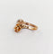 Bague 52.5 Bague toi et moi antique en or rose 18k, diamant et perle 58 Facettes A07225