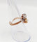 Bague 52.5 Bague toi et moi antique en or rose 18k, diamant et perle 58 Facettes A07225