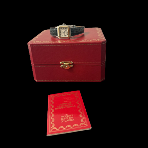 Montre Cartier Panthère - Montre en or jaune et acier 58 Facettes MT46656
