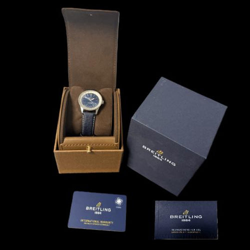 Montre Breitling Navitimer - Montre automatique 38 mm en acier 58 Facettes MT46164