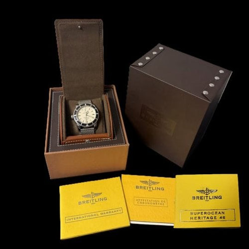 Montre Breitling Superocean Heritage - Montre automatique 46 mm en acier 58 Facettes MT46161