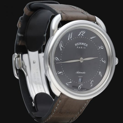 Montre Hermès Arceau - Montre en acier 58 Facettes MT46092