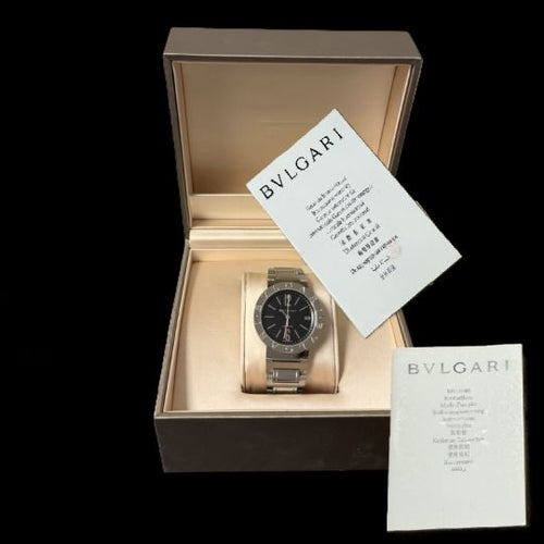 Montre Bulgari - Montre Bulgari BB38SS en acier 58 Facettes MT46051