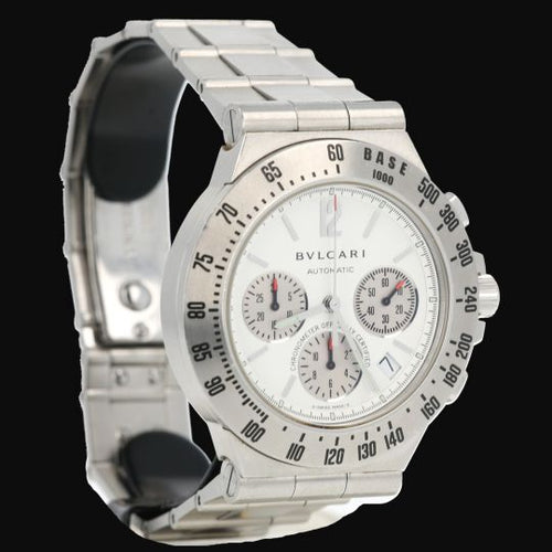 Montre Bulgari Diagono - Montre en acier 58 Facettes MT46062