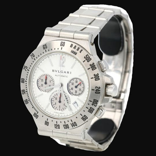 Montre Bulgari Diagono - Montre en acier 58 Facettes MT46062