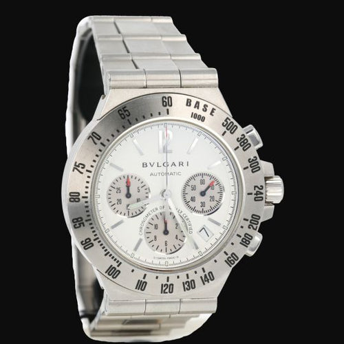Montre Bulgari Diagono - Montre en acier 58 Facettes MT46062