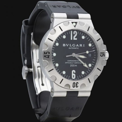 Montre Bulgari Diagono Scuba - Montre automatique en acier 58 Facettes MT46066