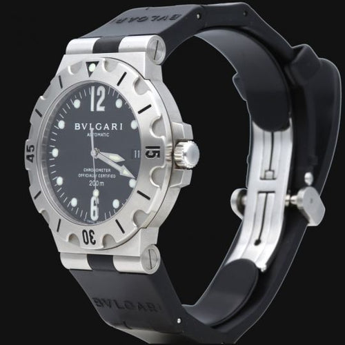 Montre Bulgari Diagono Scuba - Montre automatique en acier 58 Facettes MT46066