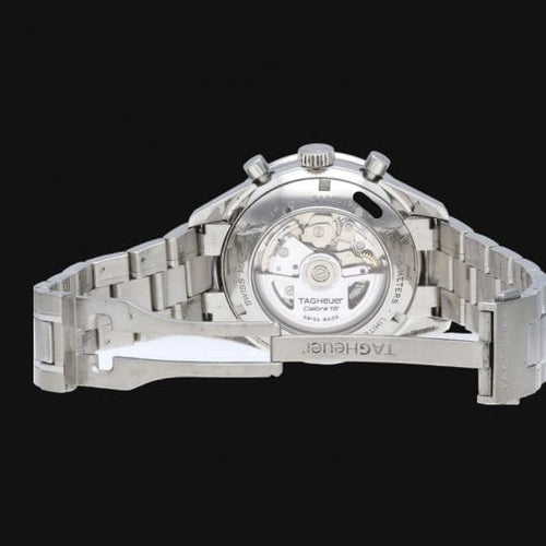 Montre TAG Heuer Carrera - Montre Calibre 16 chronographe en acier 58 Facettes MT46527