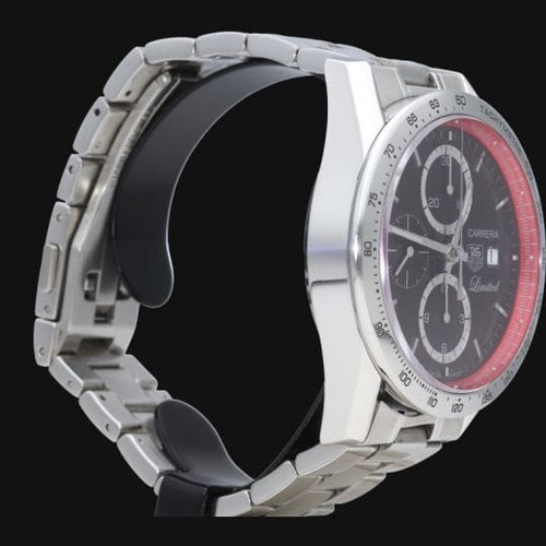 Montre TAG Heuer Carrera - Montre Calibre 16 chronographe en acier 58 Facettes MT46527