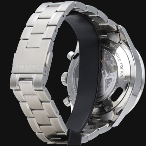 Montre TAG Heuer Carrera - Montre Calibre 16 chronographe en acier 58 Facettes MT46527