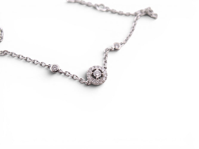 Bracelet Messika Joy XS - Bracelet en or blanc 18k et diamants 58 Facettes 274723