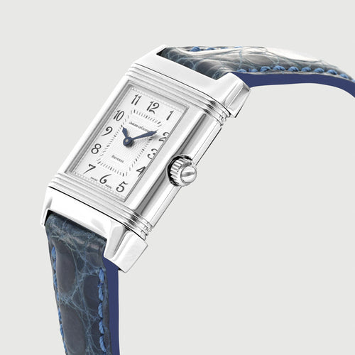 Montre Jaeger-LeCoultre Reverso Duetto - Montre en acier et diamants 58 Facettes OC-68802067
