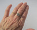 Bague 57 Bague marguerite en or blanc et diamants 58 Facettes Bague