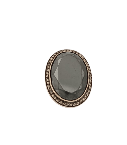 Bague 56 Bague en or jaune et hématites 58 Facettes 2504989