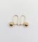 Boucles d'oreilles Dormeuses vintage en or 18k boule 58 Facettes A07236