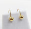 Boucles d'oreilles Dormeuses vintage en or 18k boule 58 Facettes A07236