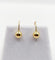 Boucles d'oreilles Dormeuses vintage en or 18k boule 58 Facettes A07236
