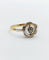 Bague 59 Bague Art déco fleur ciselée en or 18k 58 Facettes A07237
