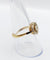 Bague 59 Bague Art déco fleur ciselée en or 18k 58 Facettes A07237