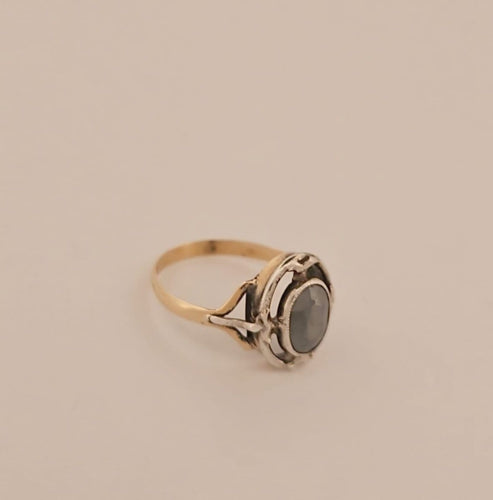 Bague 53 Bague en or jaune et hématite 58 Facettes 2504988